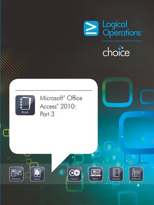 cover image of Microsoft Office Access 2010, Part 3